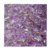 Agaat Paarse kristal Tegeltje (Voorkant)