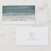 Agaat stenen textuur visitekaartje (Voorkant / Achterkant)