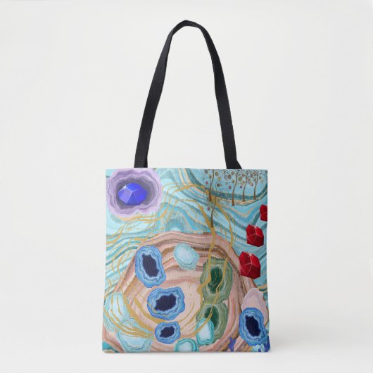 Agaat stenen tote bag (Voorkant)