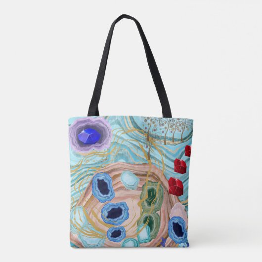 Agaat stenen tote bag (Achterkant)
