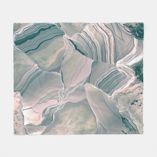 agaatgloed fleece deken (Voorkant (Horizontaal))