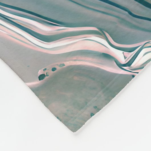 agaatgloed fleece deken (Hoek)