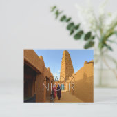 Agadez, Niger Reisansichtkaart Briefkaart (Staand voorkant)