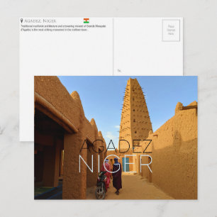 Agadez, Niger Reisansichtkaart Briefkaart
