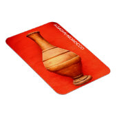 agadir marocco medina wood vase jar folk islamic b magneet (Rechterzijde)