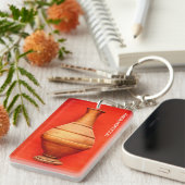 agadir marocco medina wood vase jar folk islamic b sleutelhanger (Voorkant Rechts)