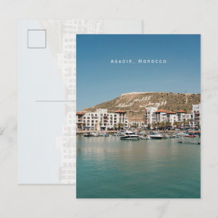 Agadir Marokko Marina Reizen Briefkaart