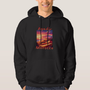 Agadir Marokko Vakantie zonsondergang Hoodie