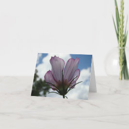 Against the Sky Floral Notecard Kaart