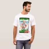 Agama: "De zomer komt eraan!" T-shirt (Voorkant volledig)