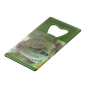 Agama, hagedis creditkaart flessenopener (Voorkant Gekanteld)
