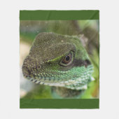 Agama, hagedis fleece deken (Voorkant)