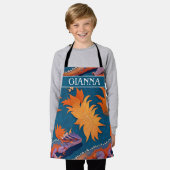 Agama hagedis mozaïek kleurrijk gepersonaliseerd p schort (Gedragen)