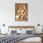 Agamemnon, kostuum voor 'Iphigenia in Aulis' van J Canvas Afdruk (Insitu (Slaapkamer))