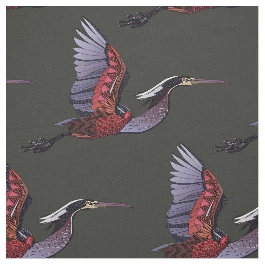 Agami heron donkere stof (Swatch)