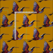 Agami heron gold fabric stof (Delen)