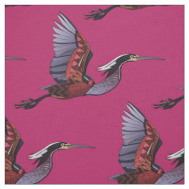 Agami heron kersenstof stof