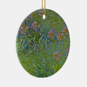 Agapanthus Bloemen (door Claude Monet) Keramisch Ornament (Rechts)