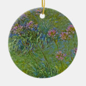 Agapanthus Bloemen (door Claude Monet) Keramisch Ornament (Voorkant)