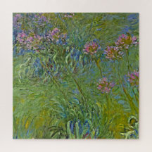 Agapanthus Bloemen (door Claude Monet)