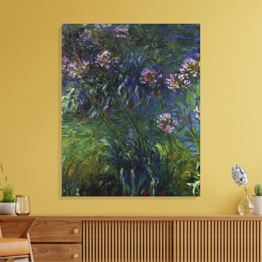 Agapanthus Canvas Afdruk (Insitu (Woonkamer))