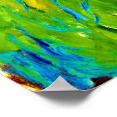 Agapanthus door Claude Monet Poster (Hoek)