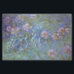 Agapanthus door Claude Monet Tissuepapier<br><div class="desc">Claude Monet - Masters of Art Series</div>