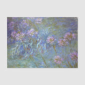 Agapanthus door Claude Monet Tissuepapier (Voorkant)