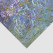 Agapanthus door Claude Monet Tissuepapier (Detail)