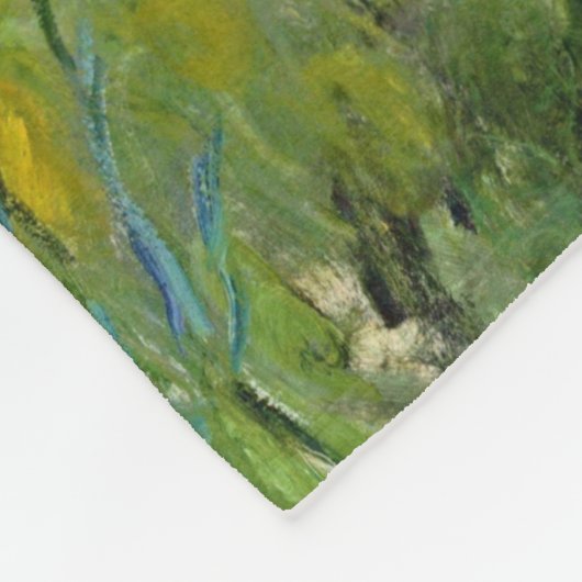 Agapanthus Flowers (van Claude Monet) Fleece Deken (Hoek)