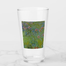 Agapanthus Flowers (van Claude Monet) Glas