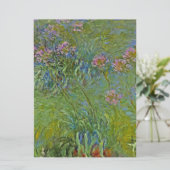 Agapanthus Flowers (van Claude Monet) Kaart (Staand voorkant)