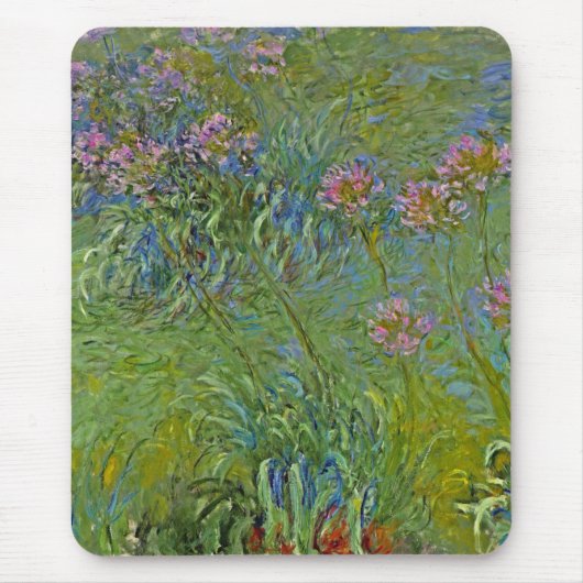 Agapanthus Flowers (van Claude Monet) Muismat (Voorkant)