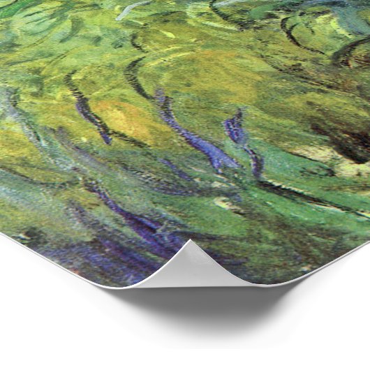 Agapanthus Flowers van Claude Monet Poster (Hoek)