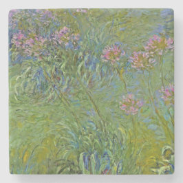 Agapanthus Flowers (van Claude Monet) Stenen Onderzetter