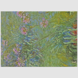 Agapanthus Flowers (van Claude Monet) Tissuepapier