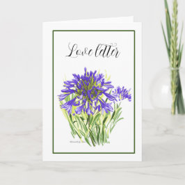 Agapanthus kaart