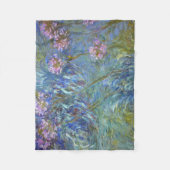 Agapanthus, Monet Fleece Deken (Voorkant)