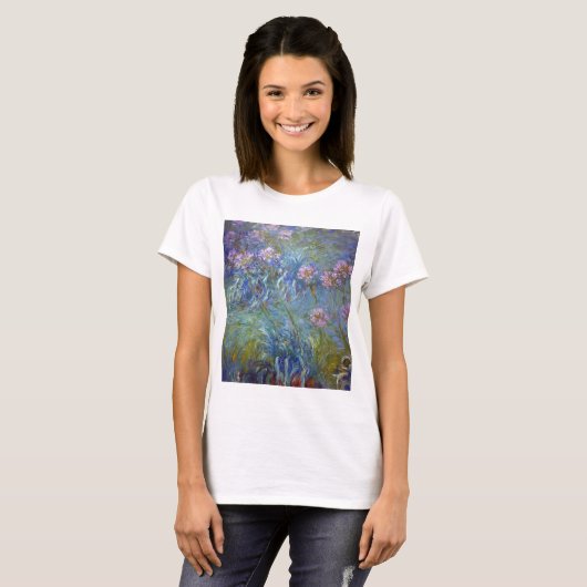 Agapanthus, Monet T-shirt (Voorkant volledig)