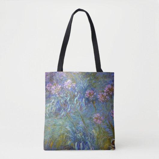 Agapanthus, Monet Tote Bag (Voorkant)