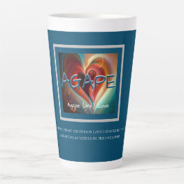 Agape Blue - Definitie Latte Mok