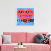 Agape Canvas Afdruk (Insitu (Woonkamer))