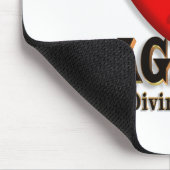 Agape-hartsymbool voor Gods goddelijke liefde Muismat (Hoek)