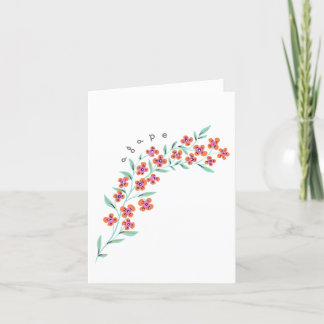 Agape-kaart Bedankkaart