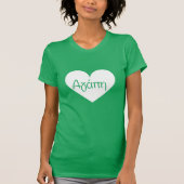 Agape-liefde in het Grieks - aangepast kleurenmask T-shirt (Voorkant)