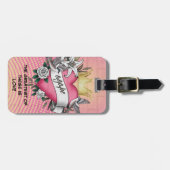 Agape Liefde Tattoo Graffiti Bagagelabel (Voorkant horizontaal)