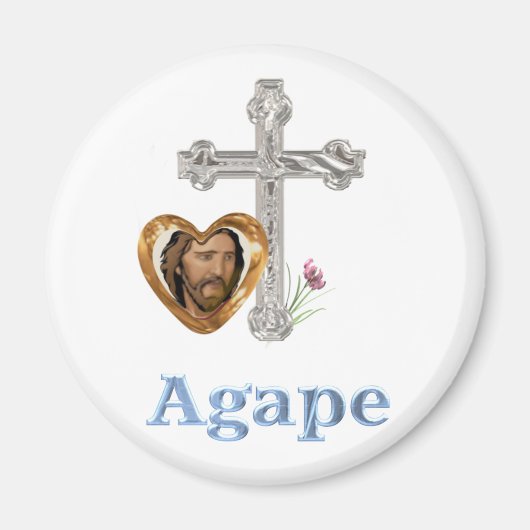 Agape Love Christelijk Magneet (Voorkant)