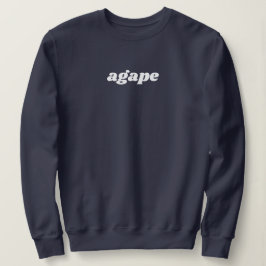 Agape Love Christelijk Ontworpen Sweatshirt