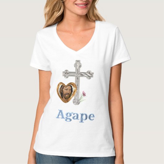 Agape Love Christelijk T-shirt (Voorkant)