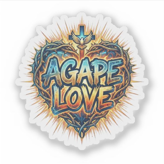Agape Love Sticker (Voorkant)